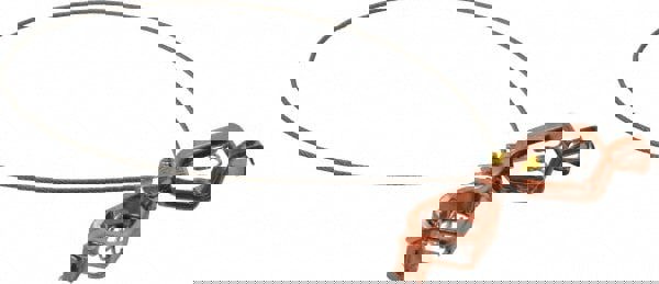 19 AWG, 3 Ft., Alligator Clip, Grounding Cable with Clamps